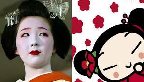 Pucca se creo a base de las geishas en Corea del Sur. En otras palabras Pucca es una 